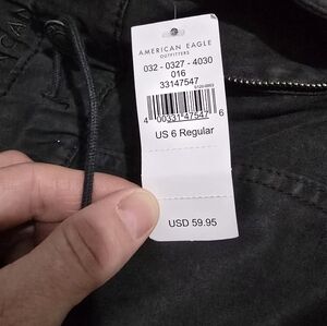 American Eagle Outfitters Black Ankle Pants